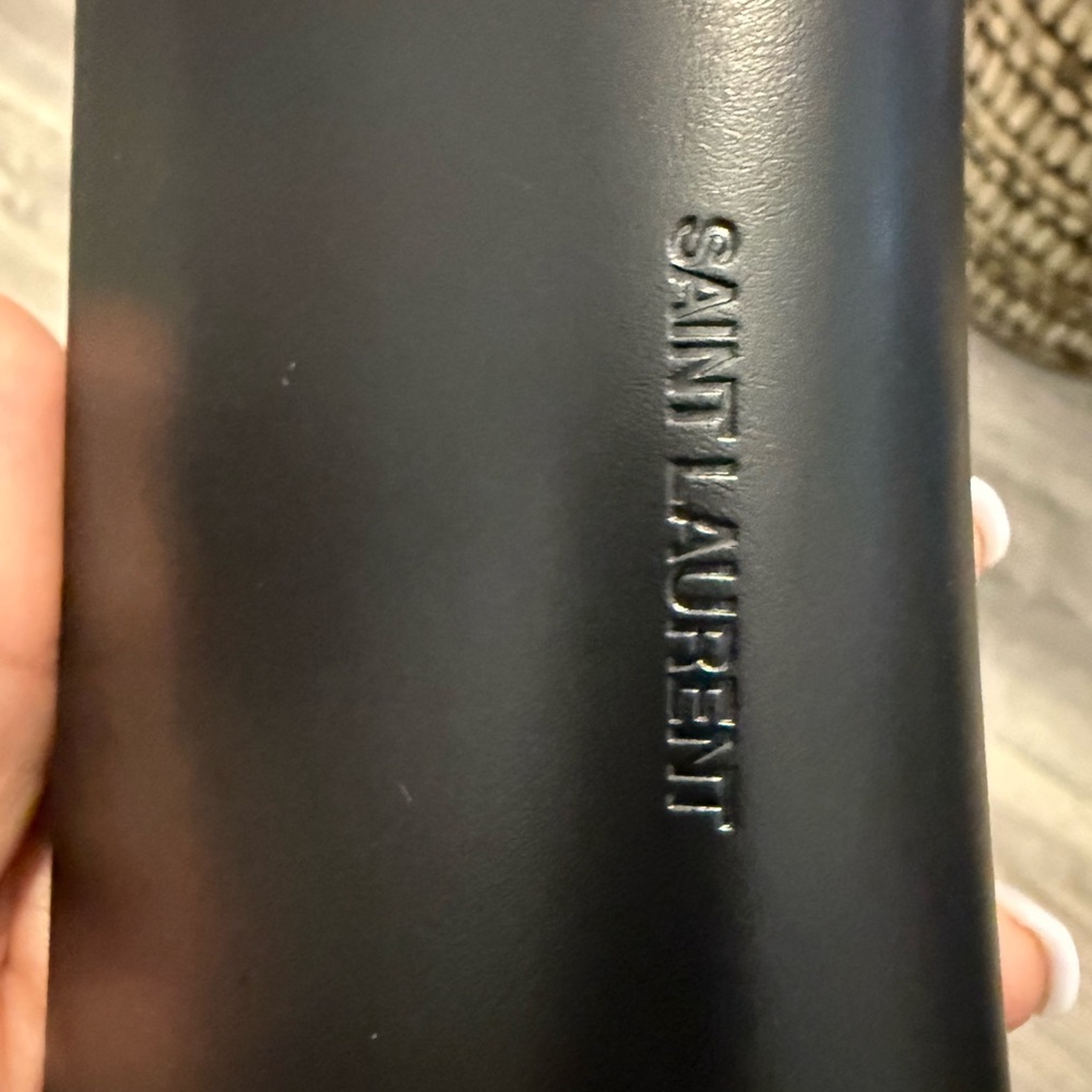 Saint Laurent unisex Black cutout sides, no scratches new in case. - Picture 11 of 13